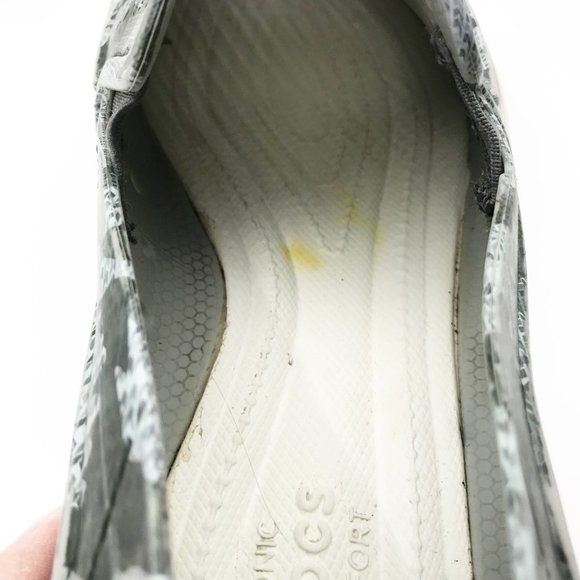 CROCS Citilane Roka Slip On Gray Camo Print Rubber Slip On Sneakers Womens 10 - Picture 12 of 16
